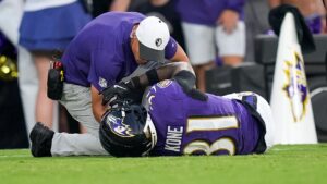 Ravens rookie Bilhal Kone suffers gruesome, season-ending injury in preseason game vs Colts