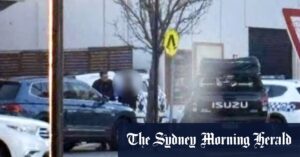 Manhunt after teen stabbed with machete at shopping centre in Melbourne’s south-west