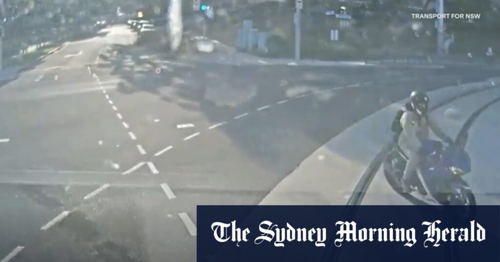 Terrifying vision of close calls on Sydney light rail network