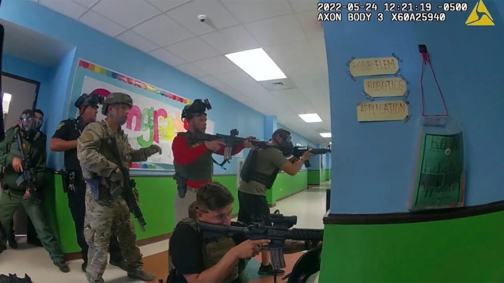 New Uvalde body camera video captures parents pleading with officers during 70-minute delay