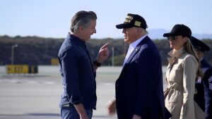Newsom’s office continues to mock Trump using his social media writing style: ‘TINY HANDS’