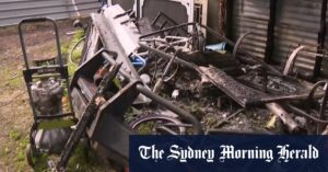 Perth home goes up in flames and uncovers stash of alleged stolen goods