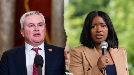 Comer, Crockett clash over Barr’s Epstein testimony as ex-Trump AG ends four-hour House grilling