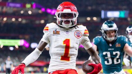 Chiefs’ Xavier Worthy reacts after Taylor Swift reveals how excited she was team drafted him