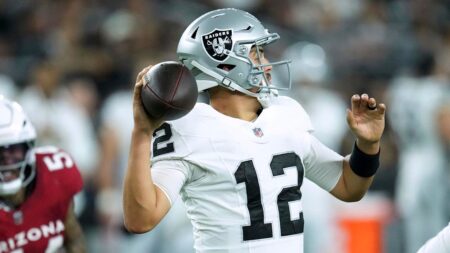Raiders’ quarterback depth in flux as Aidan O’Connell breaks wrist vs Cardinals