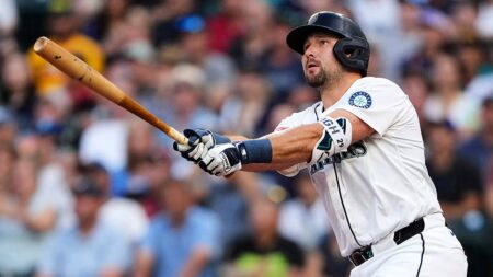 Mariners’ Cal Raleigh joins exclusive club with Mickey Mantle after 50th home run of season