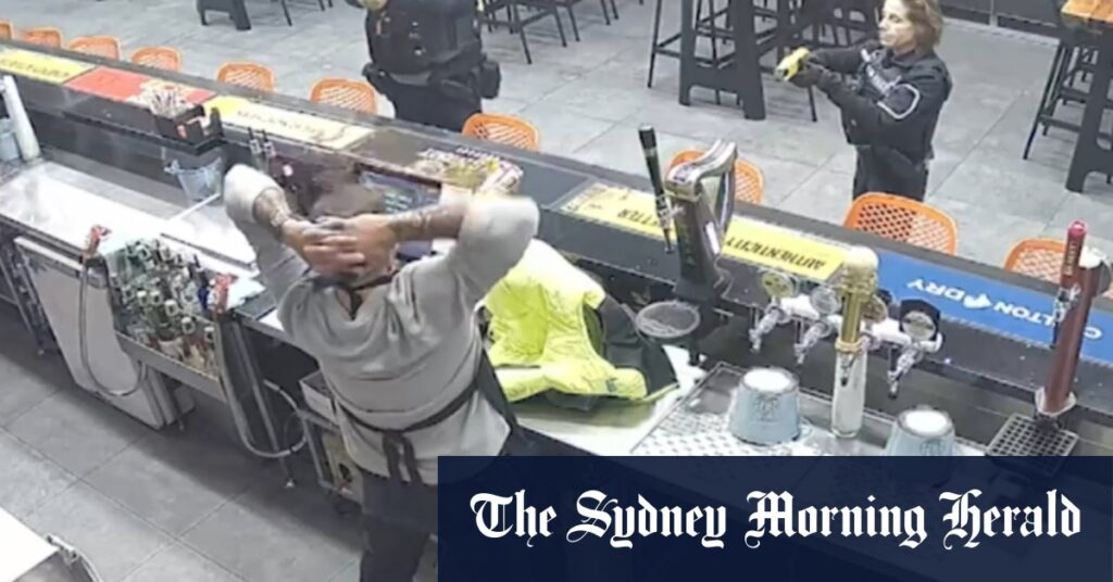Man allegedly pours beer after Perth shopping centre crash