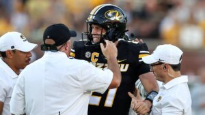 Missouri’s Sam Horn suffers heartbreaking injury on first snap in the midst of quarterback battle