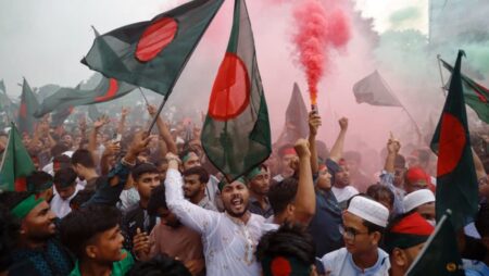 Bangladesh vows democratic renewal on first anniversary of Hasina’s overthrow