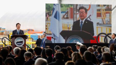 South Korea bets big on reviving troubled US shipbuilding to woo Trump