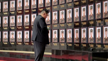 North Korea leader Kim promises ‘beautiful life’ for families of ‘martyrs’ killed in Russia