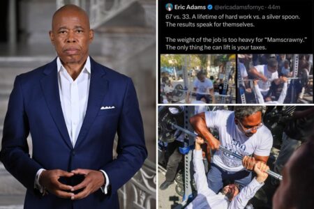 Eric Adams’ campaign misstates his age while ripping Mamdani over humiliating failed bench press fail