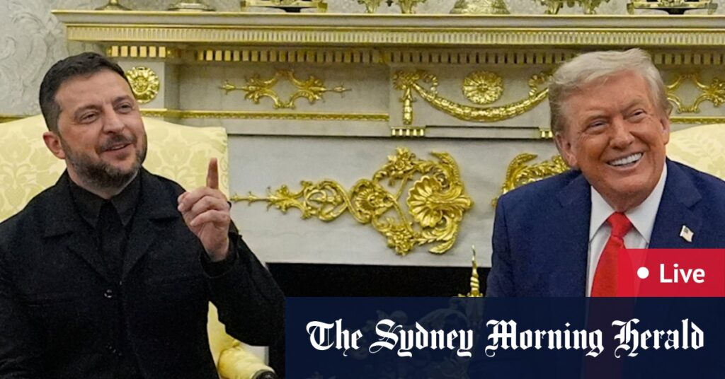 Trump to call Putin after meeting Zelensky at White House; Hamas accepts Arab-mediated ceasefire; economic roundtable to begin