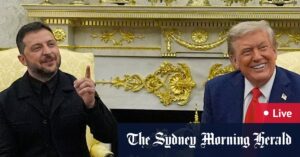Trump to call Putin after meeting Zelensky at White House; Hamas accepts Arab-mediated ceasefire; economic roundtable to begin