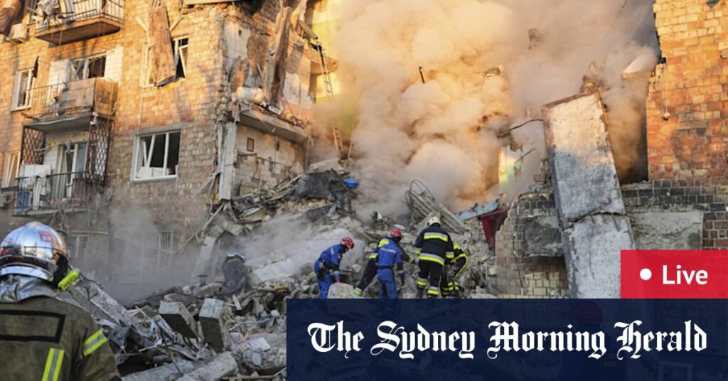 Russian drone barrage kills 19; Iranian ambassador leaves Australia following Albanese’s expulsion