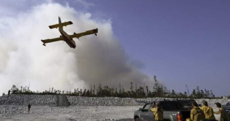 Nova Scotia wildfire grows; cooler temperatures help firefighters in N.L.