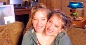 Conjoined Twins Abby and Brittany Hensel Spotted Carrying a Baby Car Seat While Visiting Their Workplace
