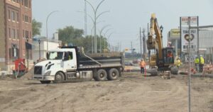 Dewdney Avenue construction on track to meet deadline