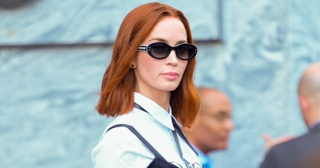 Emily Blunt Just Proved This Comfy Pants Style Is Perfect for Wearing to the Office — Get the Look for 