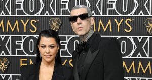 Kourtney Kardashian Effortlessly Wears Travis Barker’s Clothes: ‘Husbands Clothes Forever’