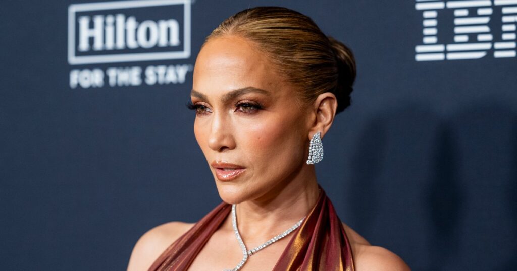 Jennifer Lopez Wore a Polished, European Style Blouse in Spain — Her ,350 Look for 