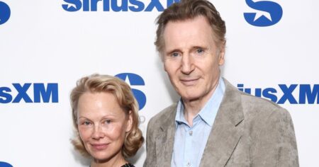 Pamela Anderson and Liam Neeson Reveal Their ‘Cuddle Monster’ Levels and Hold Hands Amid Dating News