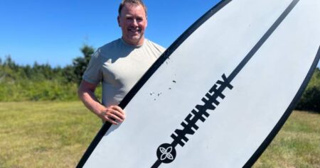 Great white fright: N.S. man escapes unscathed after using paddle to repel shark