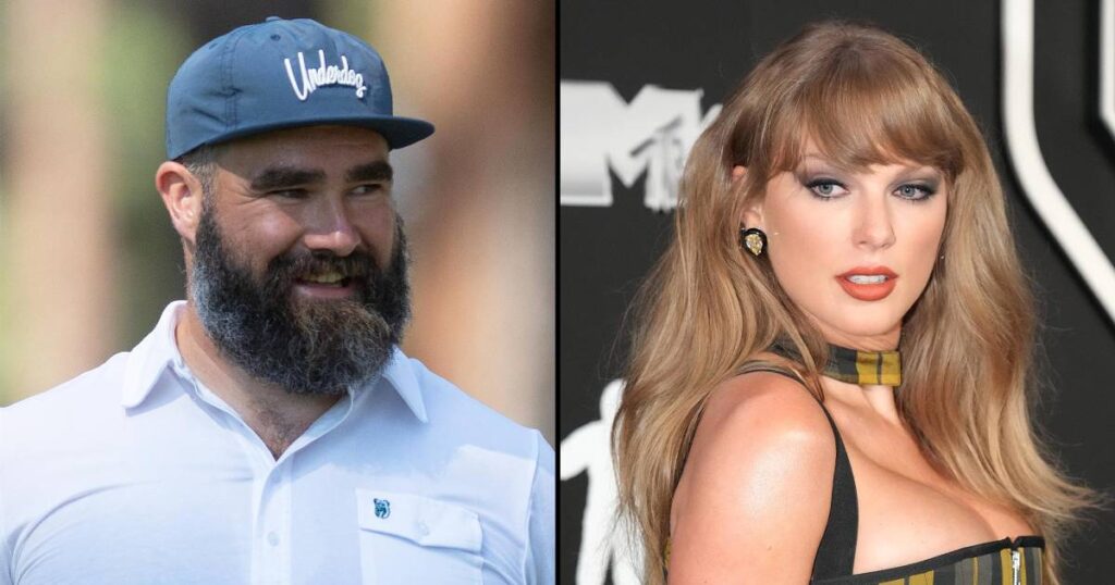 Jason Kelce Reacts to Millions Tuning Into ‘New Heights’ for Taylor Swift: ‘What in the Actual F***’