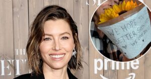 Jessica Biel Shares Sweet Note From Her Kids, Written on a Paper Towel