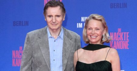 Liam Neeson ‘Expressed’ His Feelings for Pamela Anderson 1st After Becoming ‘Smitten’ on Set (Exclusive)