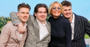 Sharon Stone Is All Smiles During Rare Red Carpet Appearance With 3 Grown Sons