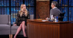 Sophie Turner Drops Jaws in Sheer Black Lace Knee-Length Dress After Clapping Back at Mom-Shamers