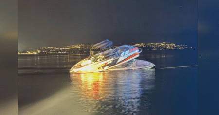 Boat collision on Okanagan Lake sends 12 people to hospital