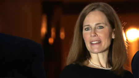 Justice Barrett teases new memoir in abrupt conference exit