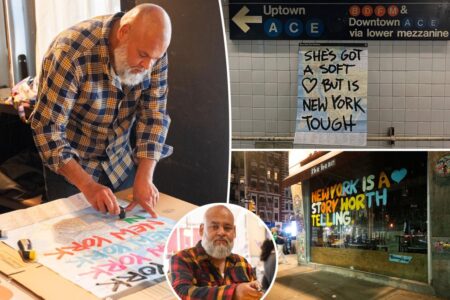 Exclusive | Meet the NYC artist turning Manhattan’s streets into viral masterpieces: ‘A lot of people know me now’