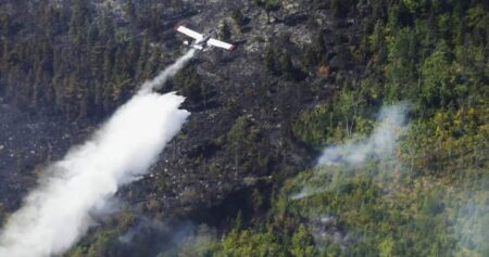 Nova Scotia officials ask people not to use drones around crew fighting wildfires