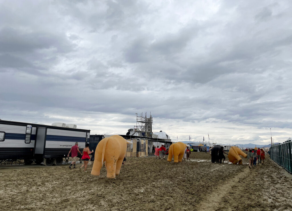 Burning Man Threatened by Dust Storm, Flood Warning