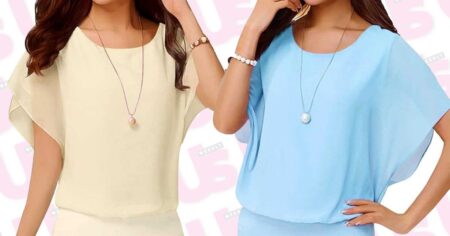 Amazon Shoppers Praise This ‘Super Comfy’ Blouse That Disguises Big Arms — Now 31% Off