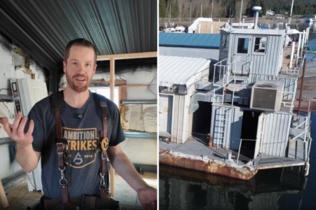 Millennial Couple Turn to Alternative Housing, Buy Declassified Navy Barge