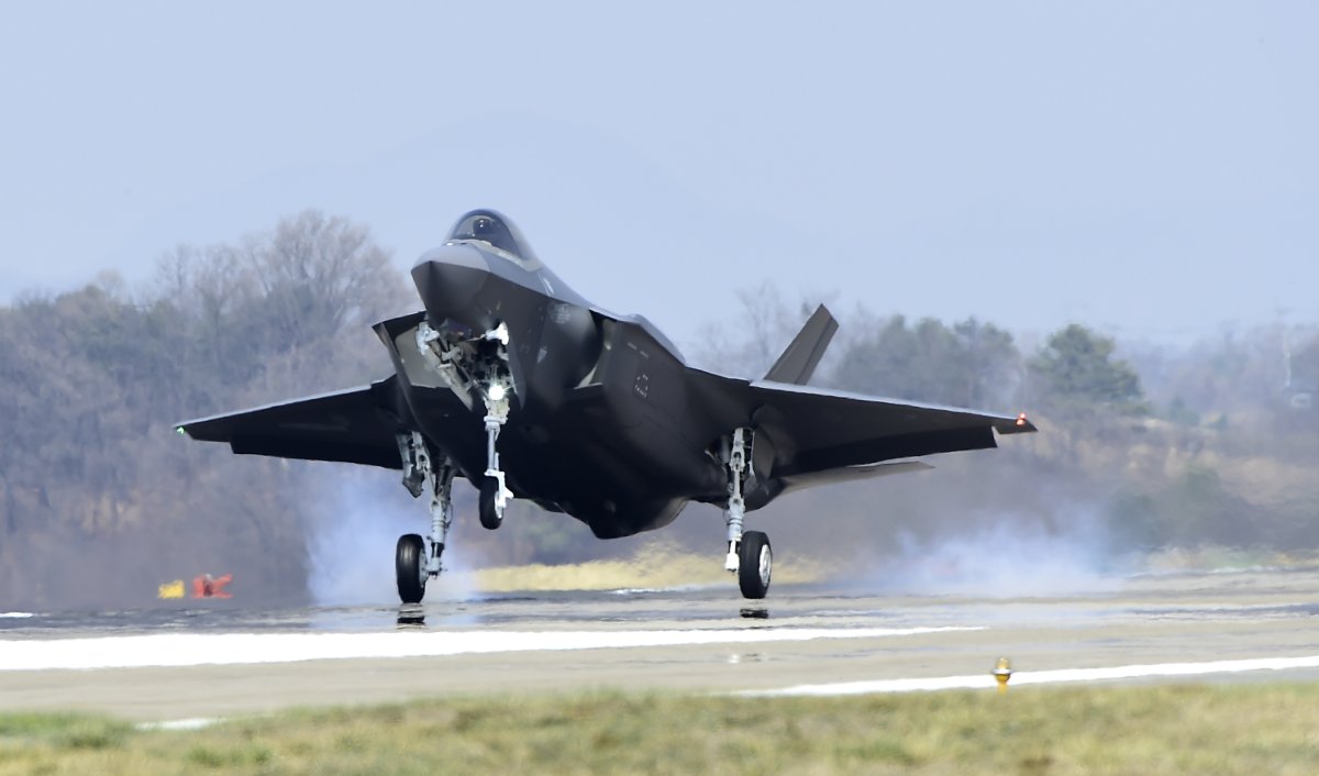 F-35A Lands at South Korean Air Base