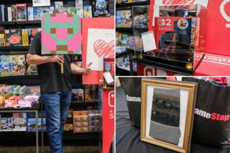 Mystery bidder spent 0K on busted Nintendo and pair of GameStop CEO’s underwear for charity
