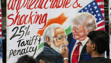 Trump says he will ‘substantially’ raise tariffs on India over Russia oil purchases