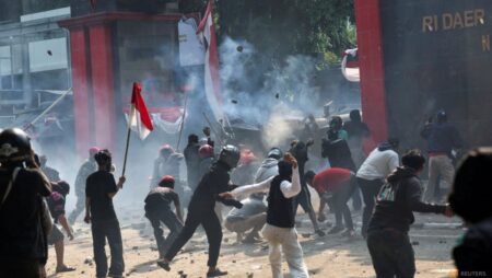 Police killing sparks Indonesia unrest in first major test for Prabowo presidency