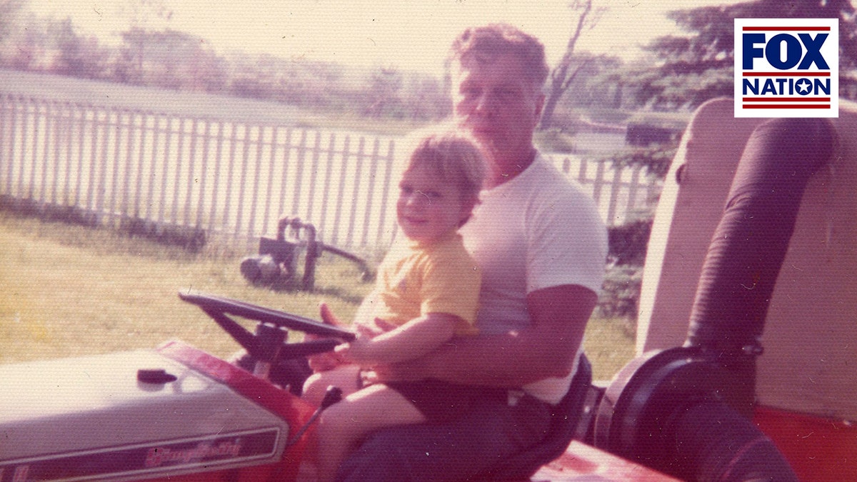 Jimmy Hoffa with one of his grandsons
