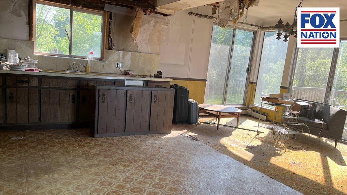 A deteriorating kitchen