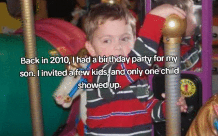 Mom Recalls Heartbreak After One Kid Shows Up for Son’s Birthday Party