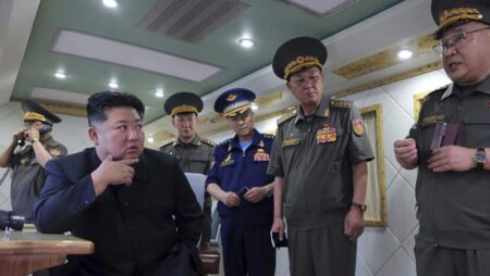 North Korean leader Kim Jong Un supervises tests of new antiair missiles