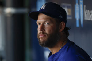 Dodgers’ Clayton Kershaw Offers 2-Word Response to Message From Padres