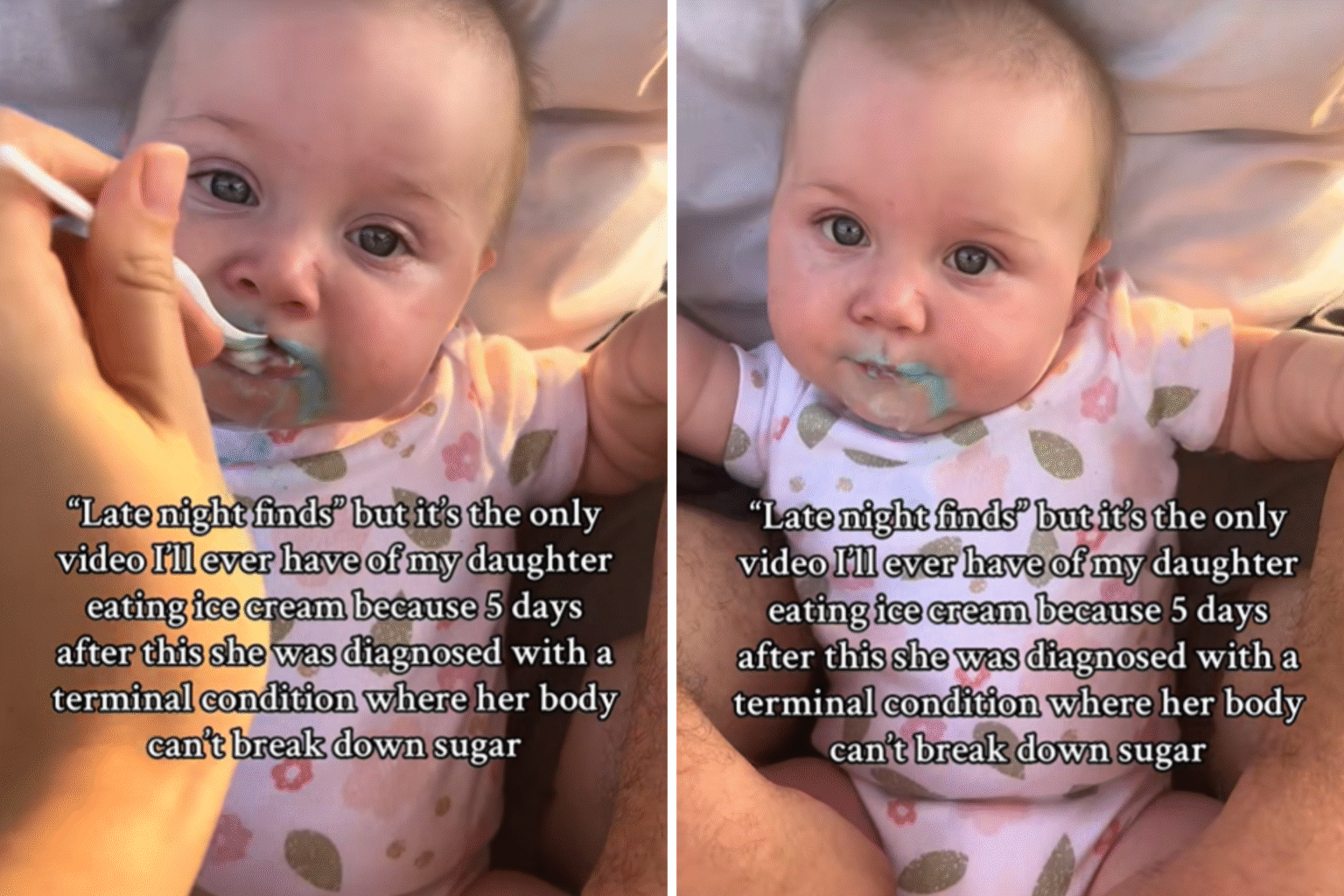 Mom Shares Video of Baby Eating Ice Cream—Days Later, Life Changes Forever