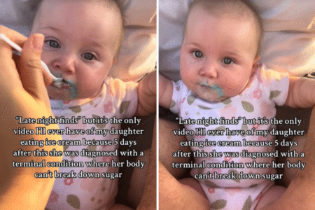 Mom Shares Video of Baby Eating Ice Cream—Days Later, Life Changes Forever